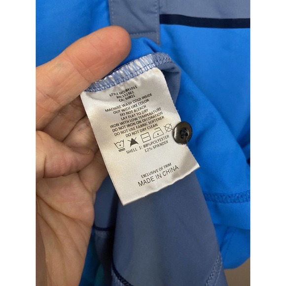 Sunice Size MEDIUM Blue Gray Polo Golf Shirt Performance Sportswear - Picture 6 of 7